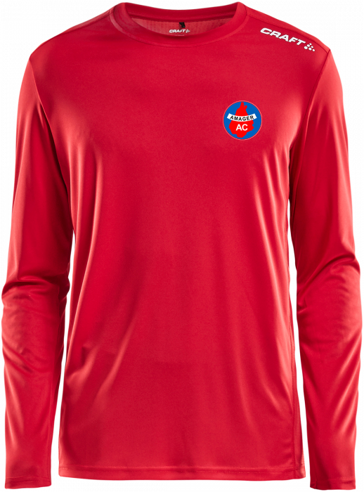 Craft - Aac Coach Long Sleeve Tee Men - Rosso